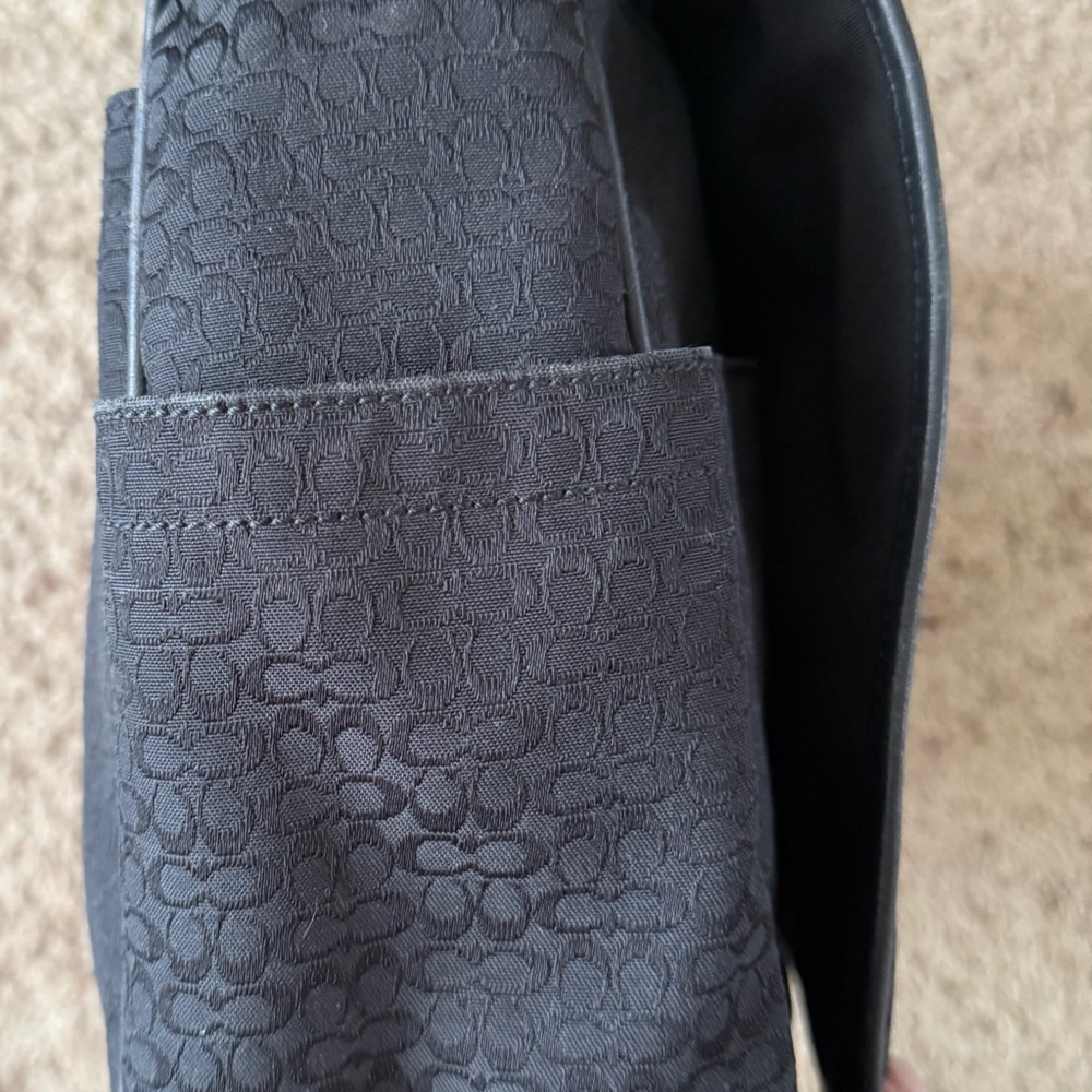 Coach Hudson Black Commuter Bag - Picture 5 of 9